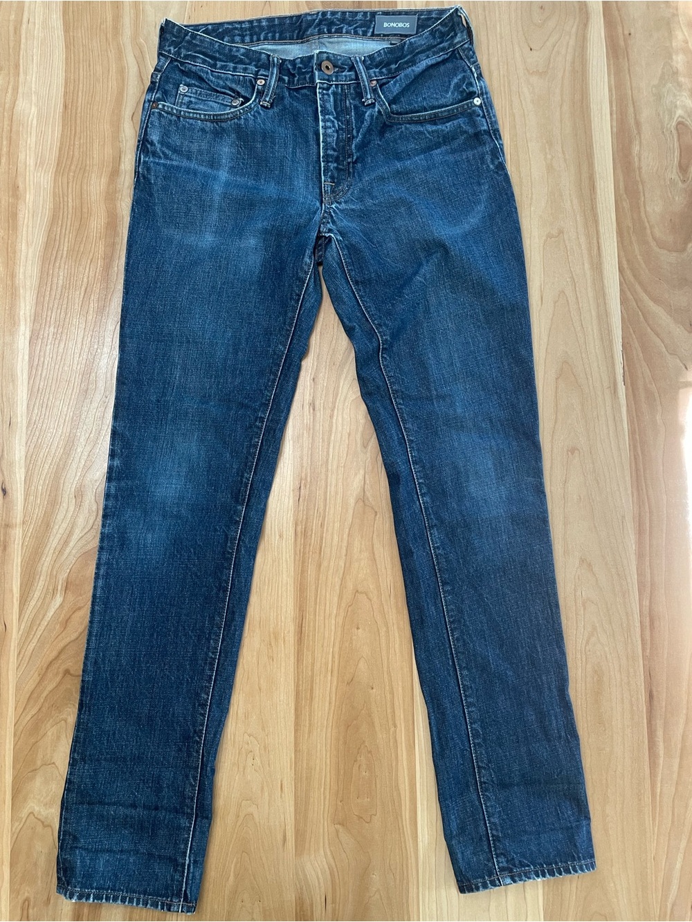 Bonobos 29x32 Flatiron Slim Tailored Medium Wash Blue Jeans